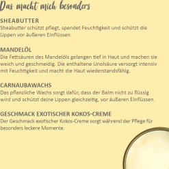 Puremetics Lip-Balm Coconut-Cream 9 Puremetics Lip-Balm Coconut-Cream -Augenbrauen Verkäufe MAM 10144109 SHOP IMAGE 2.3