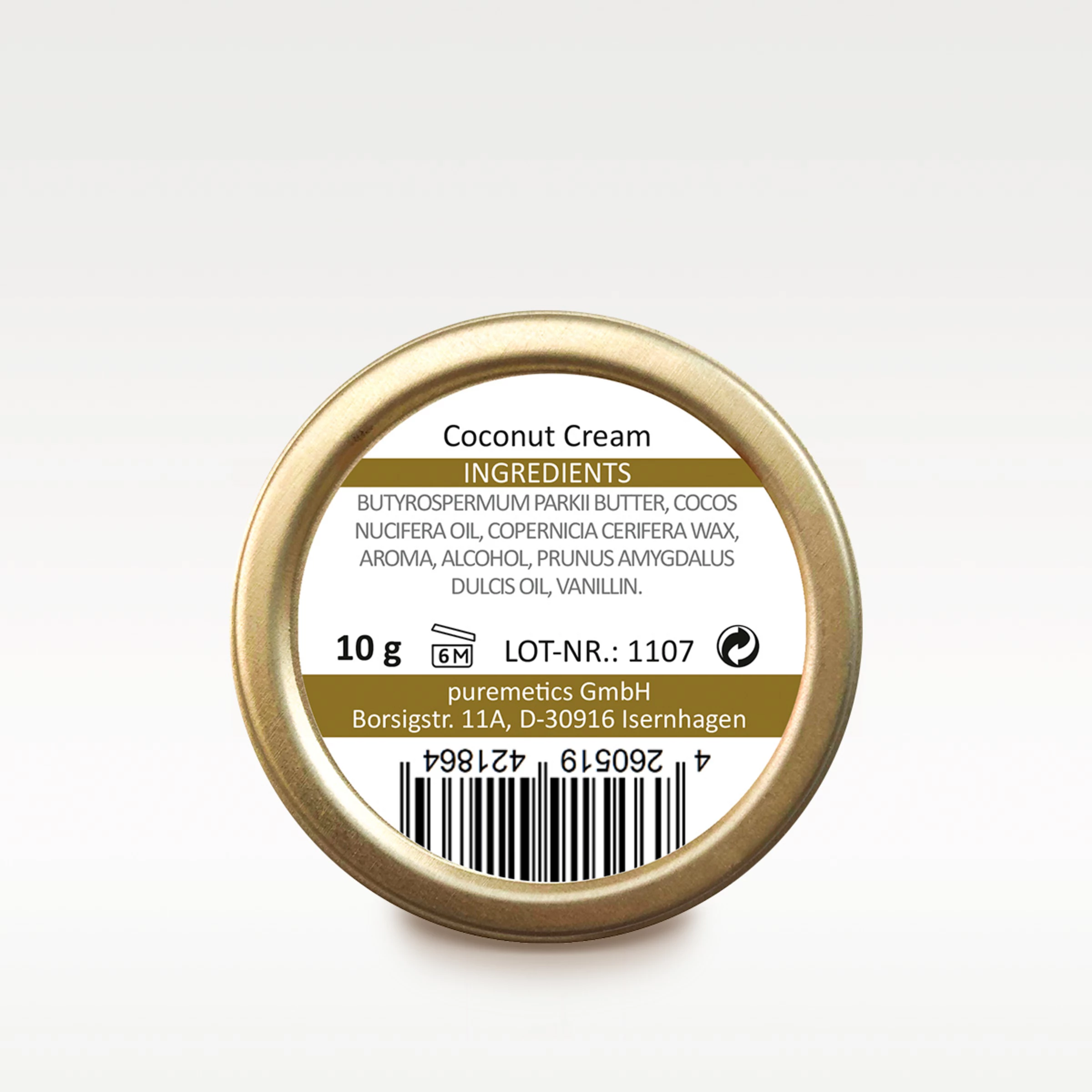 Puremetics Lip-Balm Coconut-Cream 2 Puremetics Lip-Balm Coconut-Cream – Bild 2