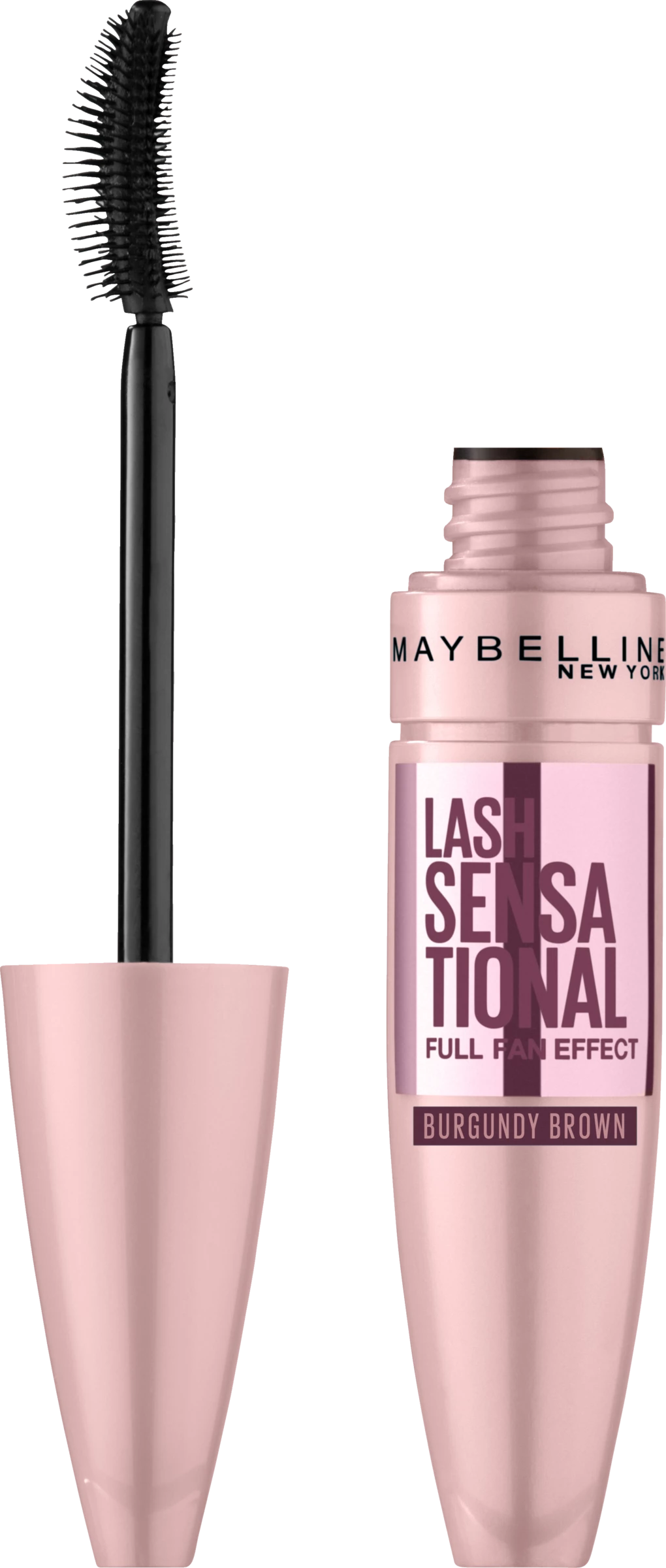 Maybelline New York Lash Sensational Voller-Wimpern-Fächer Mascara In Burgundy Brown 2 Maybelline New York Lash Sensational Voller-Wimpern-Fächer Mascara In Burgundy Brown – Bild 2