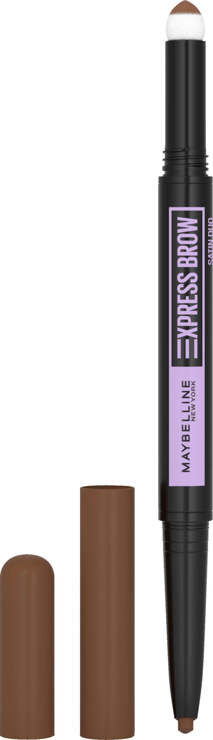 Maybelline New York Augenbrauenstift Express Brow Satin Duo 02 Med Brown 2 Maybelline New York Augenbrauenstift Express Brow Satin Duo 02 Med Brown – Bild 2