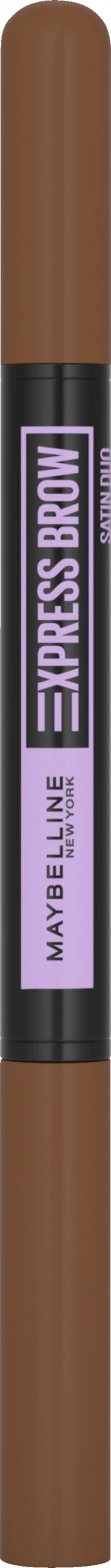 Maybelline New York Augenbrauenstift Express Brow Satin Duo 02 Med Brown 1 Maybelline New York Augenbrauenstift Express Brow Satin Duo 02 Med Brown