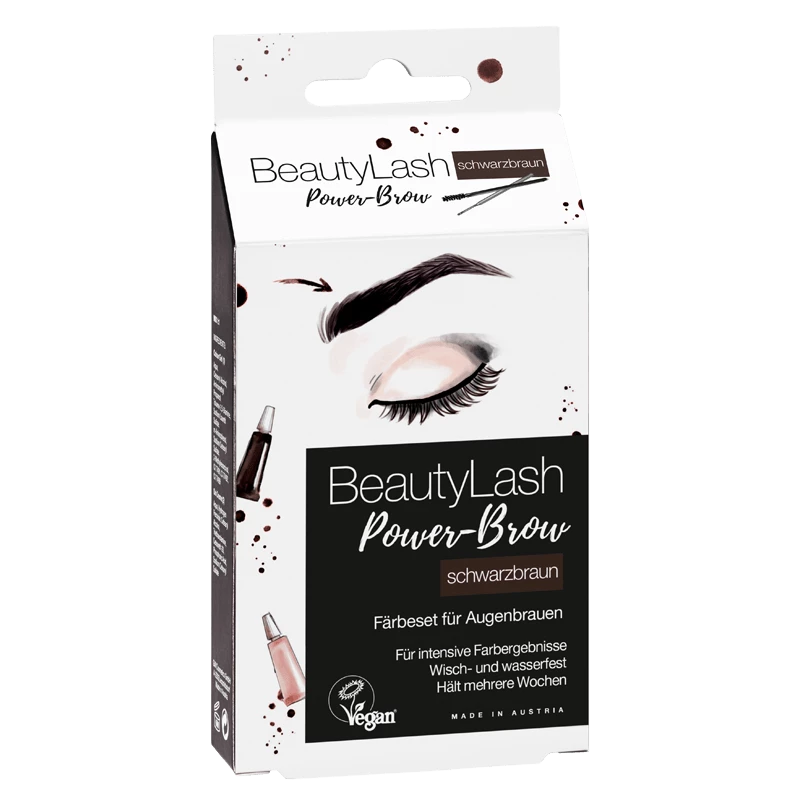 Beauty Lash Power-Brow Färbeset Für Augenbrauen Schwarzbraun 1 Beauty Lash Power-Brow Färbeset Für Augenbrauen Schwarzbraun