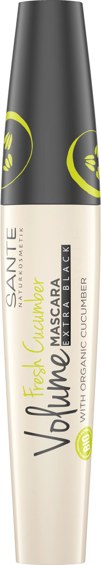 Sante Fresh Cucumber Volume Mascara Extra Black 1 Sante Fresh Cucumber Volume Mascara Extra Black