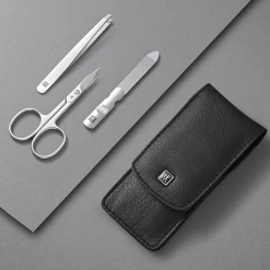 Zwilling Druckknopf-Etui Rindleder, Schwarz 3-tlg. -Augenbrauen Verkäufe MAM 8062362 SHOP IMAGE 1.4