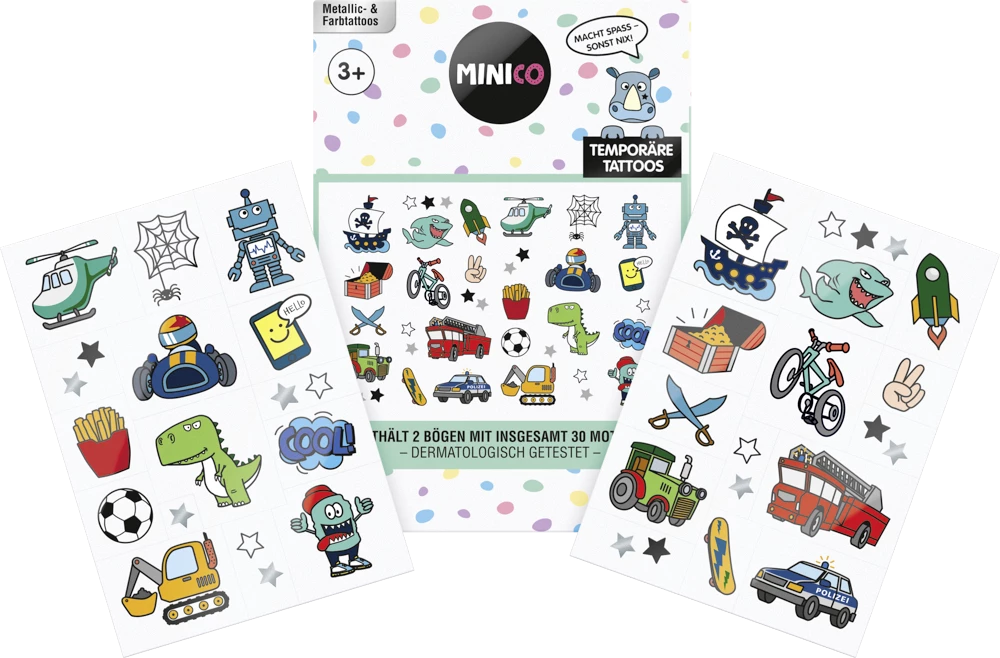 MINICO Temporäre Tattoos SET 02 3 MINICO Temporäre Tattoos SET 02 – Bild 3