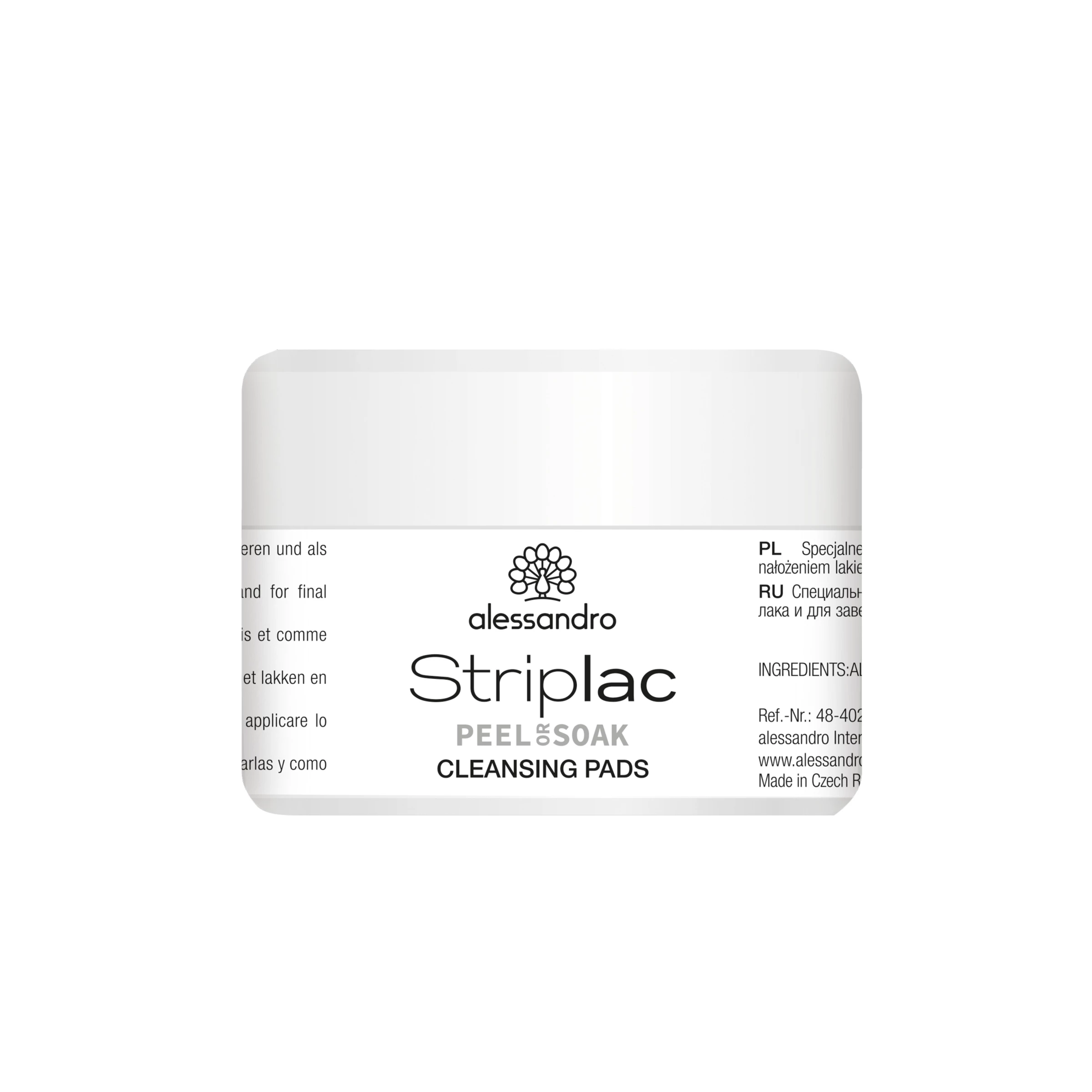 Alessandro STRIPLAC PEEL OR SOAK STRIPLAC REINIGUNGSPADS - VEGAN 2 Alessandro STRIPLAC PEEL OR SOAK STRIPLAC REINIGUNGSPADS - VEGAN – Bild 2