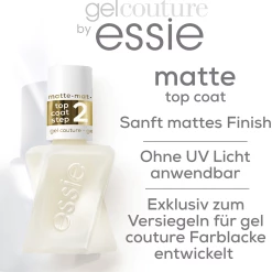Essie Nagellack Gel Couture Matte Top Coat -Augenbrauen Verkäufe MAM 8533970 SHOP IMAGE 1.6