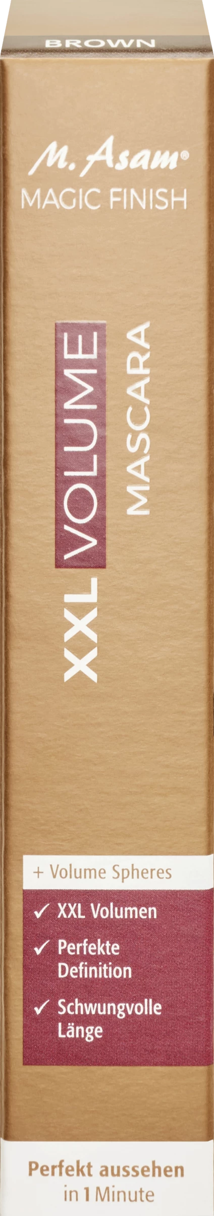 M. Asam MAGIC FINISH XXL Volume Mascara - Brown 1 M. Asam MAGIC FINISH XXL Volume Mascara - Brown