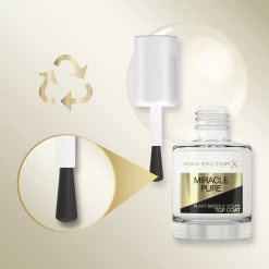 Max Factor Miracle Pure Quick Dry Top Coat 12 Max Factor Miracle Pure Quick Dry Top Coat -Augenbrauen Verkäufe MAM 8751926 SHOP IMAGE 1.6