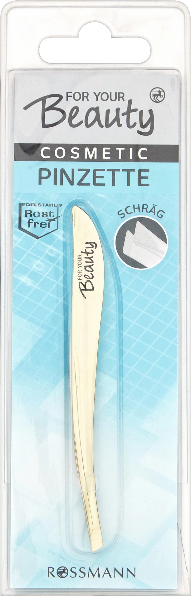 FOR YOUR Beauty Pinzette Schräg 1 FOR YOUR Beauty Pinzette Schräg